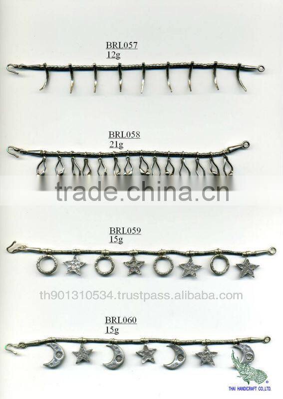 Thai Karen Silver Bracelet Jewelry 925 Sterling Silver