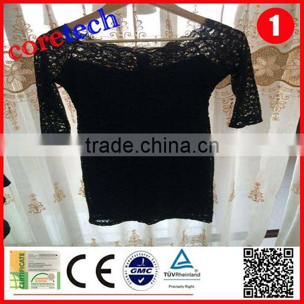 Fashion comfortable outdoor lace woman shirt factory