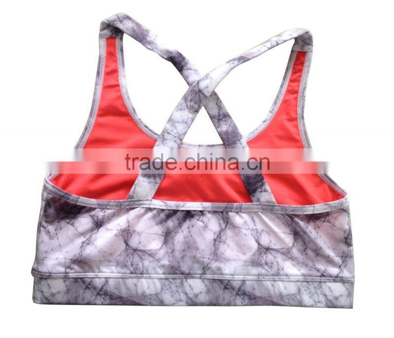 New digital print yoga top 2016