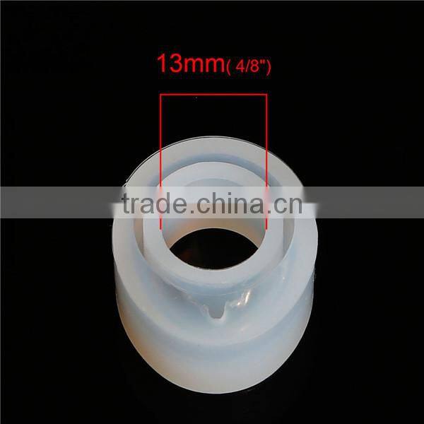 Silicone Resin Mold Finger Ring White 29mm x 25mm