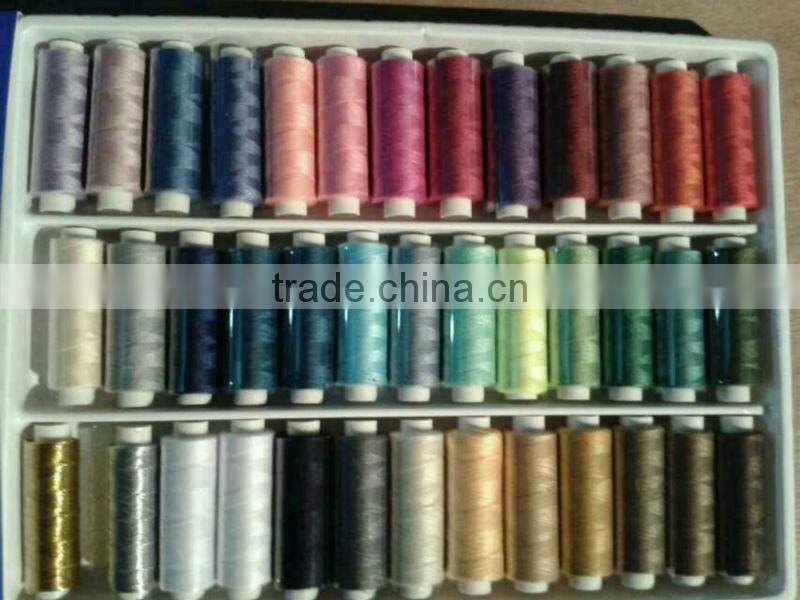 spun polyester sewing threads