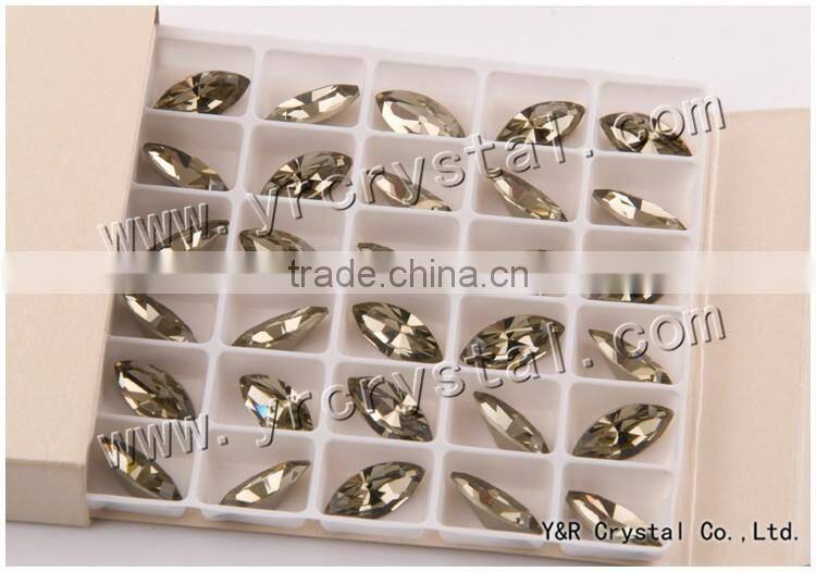 black diamond crystal fancy stone for evening bag