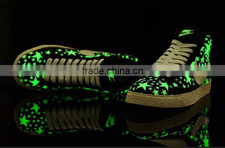 hot sell 0.8m pu leather sewing on luminous shoes