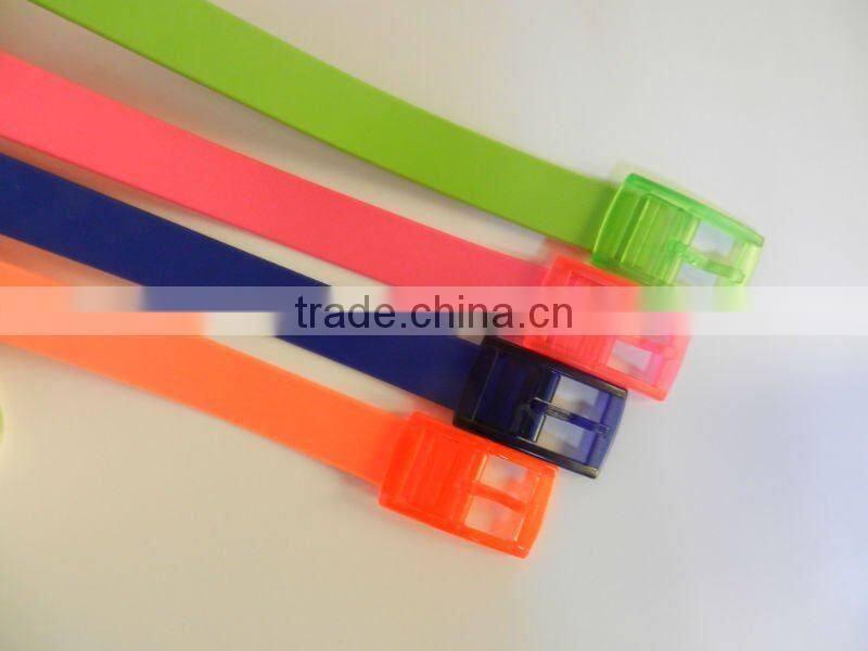 fashion color silica gel belts