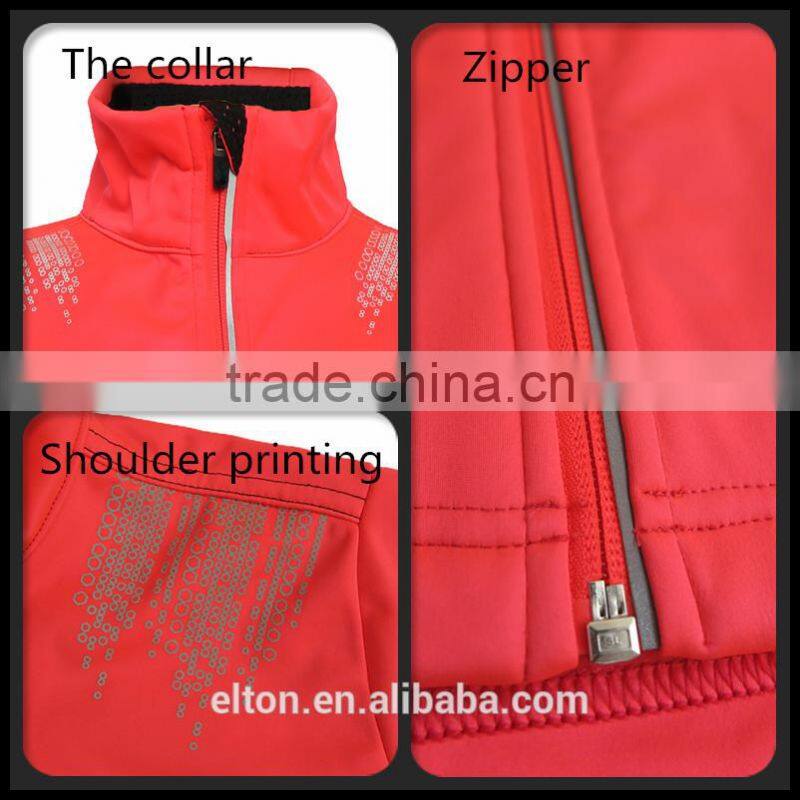 201501007023 Reflective Print Diva Pink Women's Soft Shell Jacket