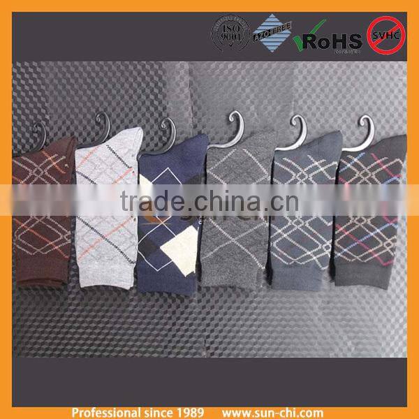 colorized striped style high quality dress business men socks