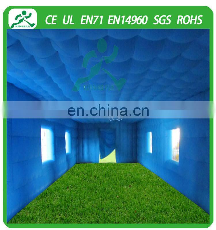 2015 Best Sale Wonderful Cube Inflatable Tent, Inflatable Tent 15x7x3.5m