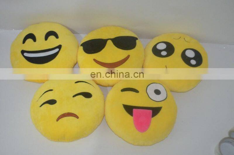 High quality stripe ribbon plush flat knit stripe fabric pillow