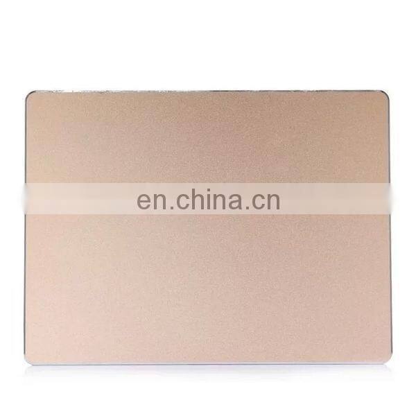 New Product 24*18cm Aluminium Alloy Metal Mouse Pad with Anti-slip Silicone Back