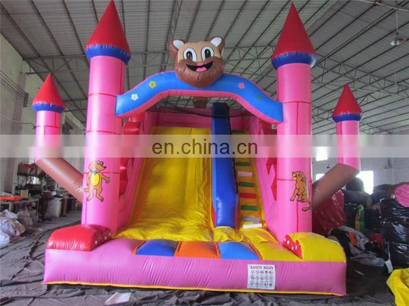 Commercial inflatable bouncy castle with water slide tobogan inflable castillos inflables TOP quality