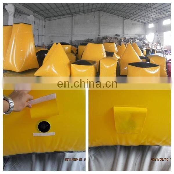 Paintball shooting target inflatable paintball field bunkers