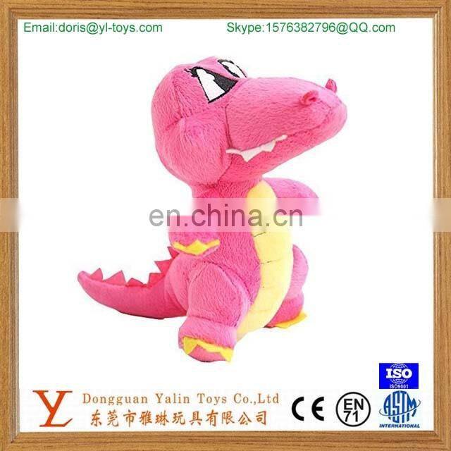 stuffed animal pink baby crocodile toy