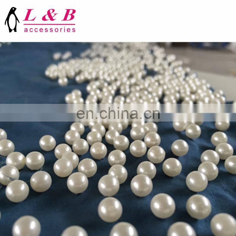 new design popular fashion round pearl ball button