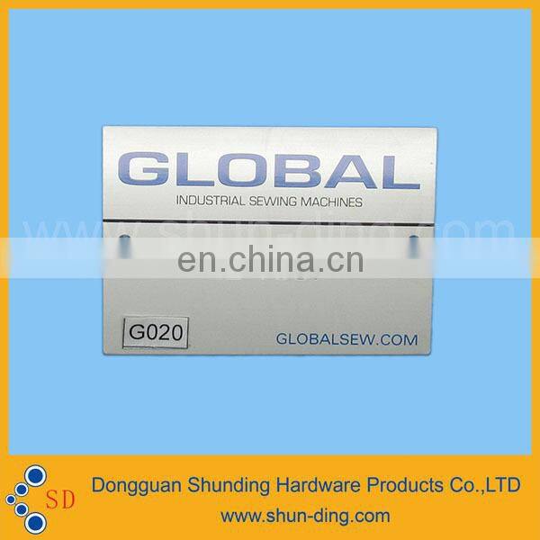 China hot-selling etched CD pattern metal label