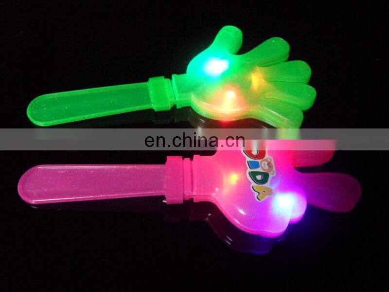 party glowing items LED plastic flashing clapper for cheer