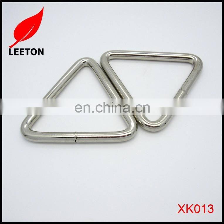 Factory supply Durable metal triangle buckle for bags