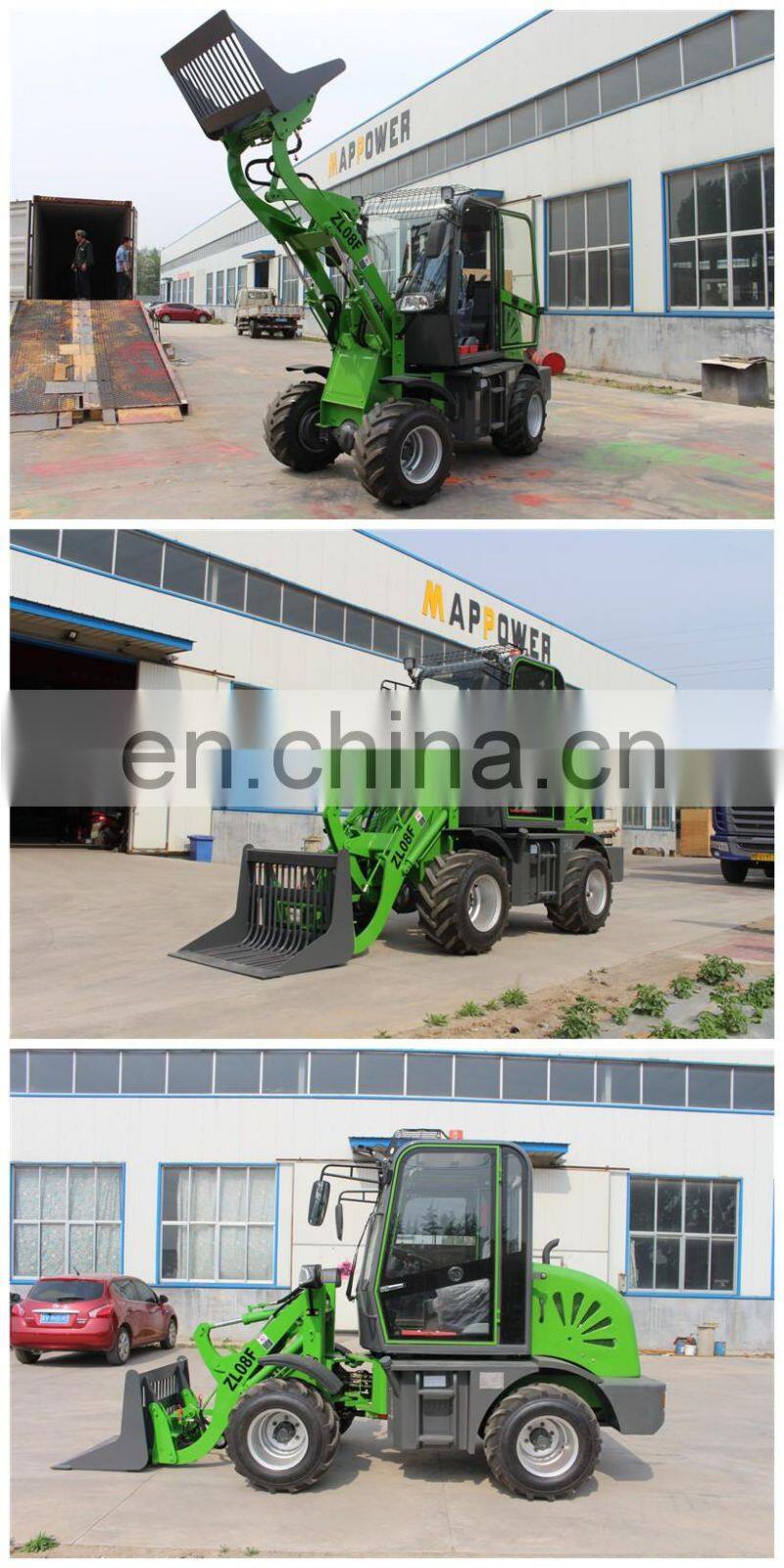 ZL08F 800kg Front End Loader mini track loader