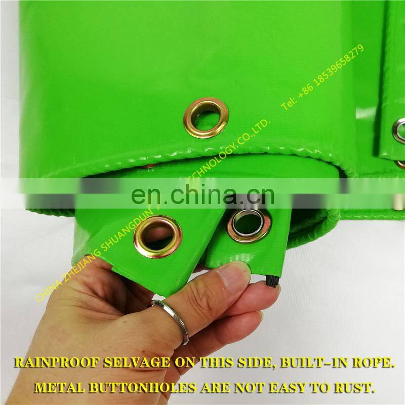 Coating cloth PVC mesh cloth green canvas tarpaulin red cover cloth China windsurfing factory