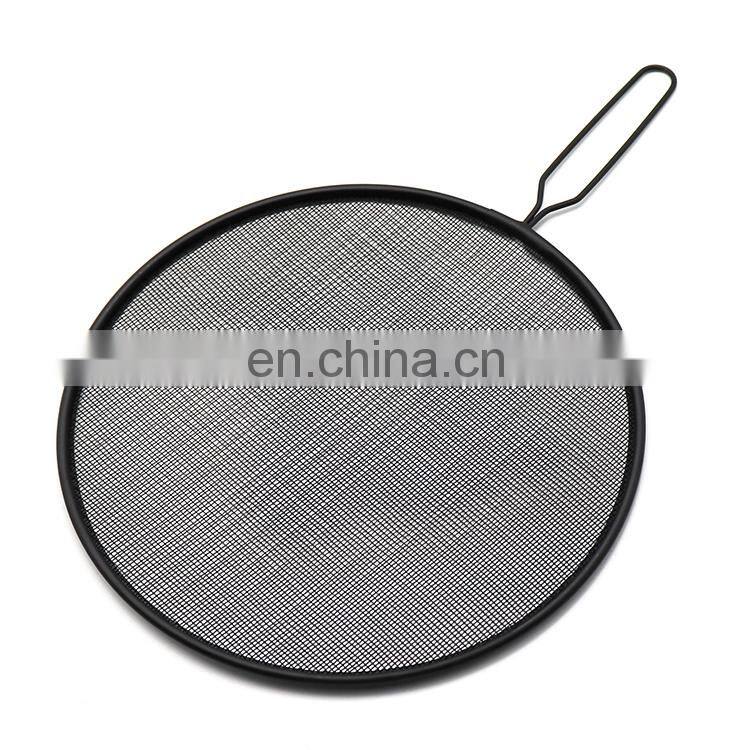 Stainless Steel Splatter Screen Stainless Steel Mesh Frying Pan Grease Screen