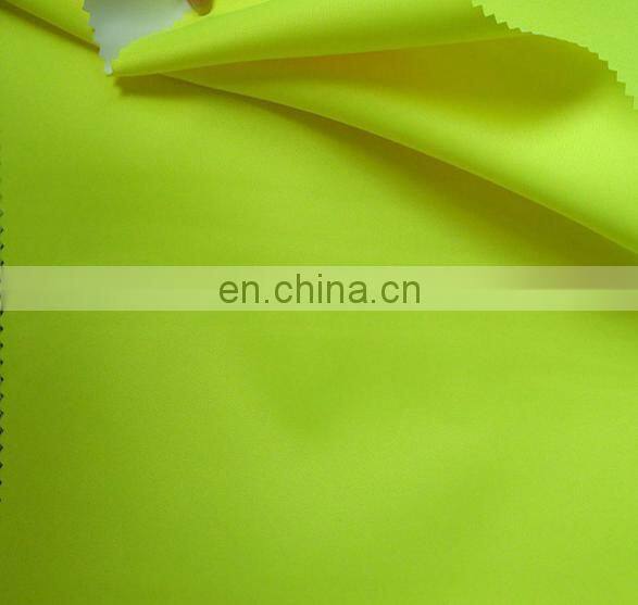 Chinese Supplier 100% polyester fluorescent spandex fabric for workwear