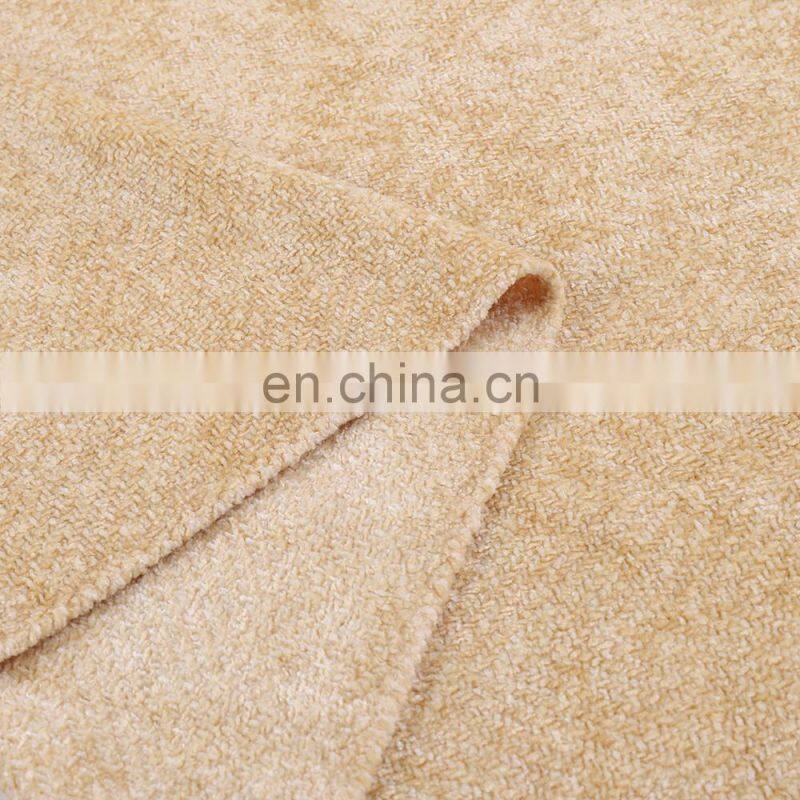 Light Yellow Acrylic High Quality Blanket Jacquard Knitted Blanket With Tassels