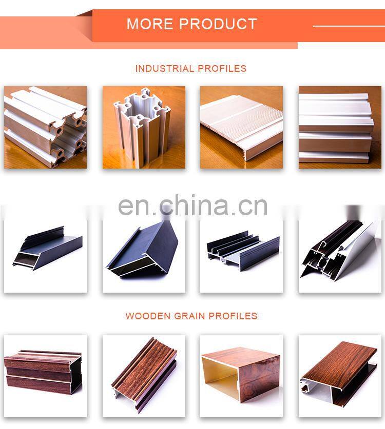 Factory supply sandblasting electrophoresis extrusion aluminium profiles 6063 t5 for sliding window & door series