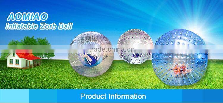 Human inflatable bowling ball water ice walking bubble ball for sale