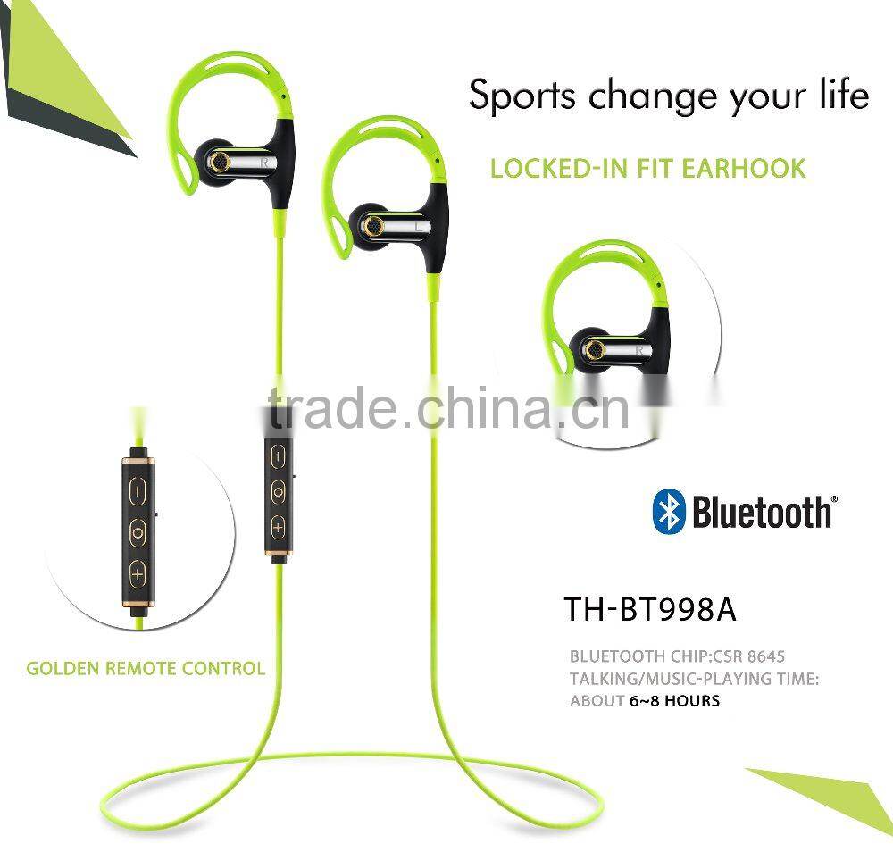 Bluetooth headset water proof sport sports stereo wireless bluetooth headset