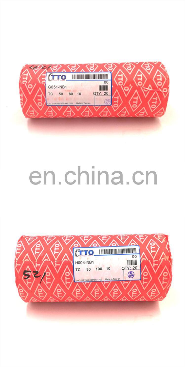 Taiwan TTO Oil Seal NBR FKM ACM VMQ Oil Seal SC TCV TB TB2 SB HTC TC Oil Seal TTO