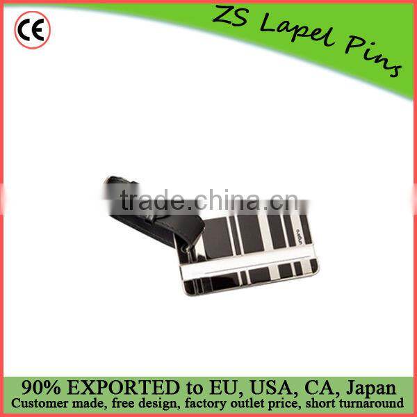 custom luggage tags/ metal luggage tags