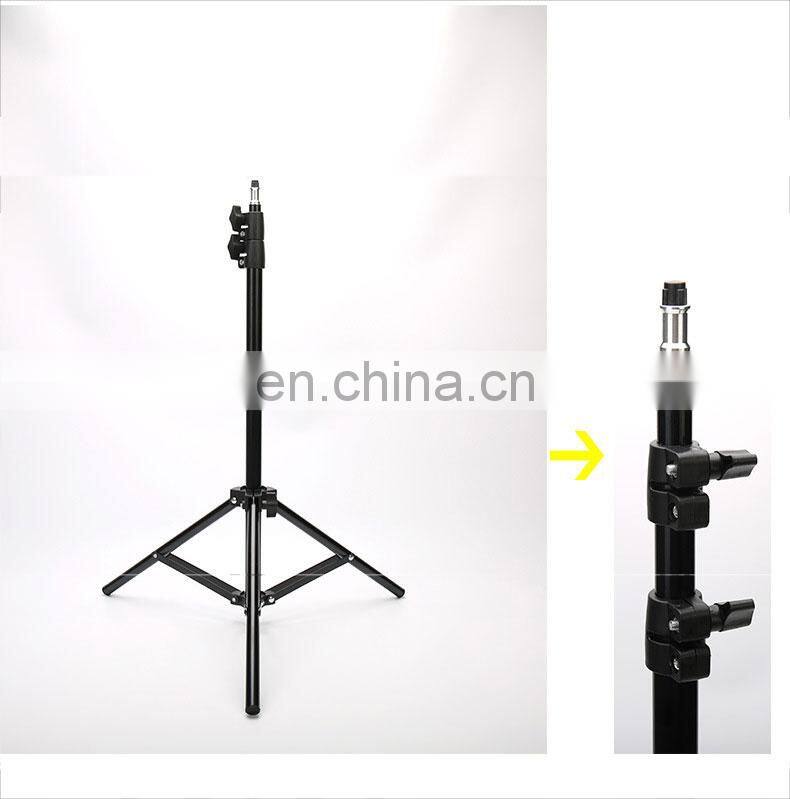 New LED Selfie Ring Light With 1.6 Meter Cell Phone Holder Tripod Stand for Live Stream Makeup