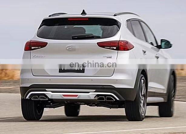 auto parts ABS material front and rear bumper guard protection bumper guard for 2019 hyundai Tucson new model
