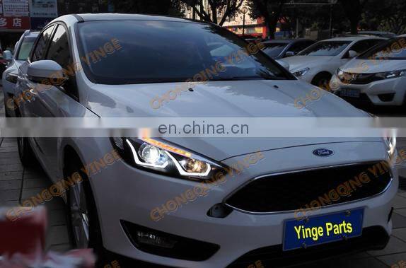 DRL Strip Projector Lens head lamp light for Ford 2015-2017