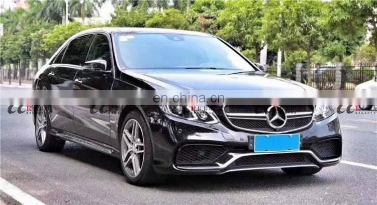 PP material AM&G style body kit for Mercedes Benz E class w212 front bumper rear bumper and side skirts front lip rear lip