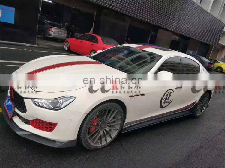 2018-2019 CQCV style body kit suitable for Maserati GHIBLI carbon fiber front lip rear lip rear spoiler side skirts auto tunning