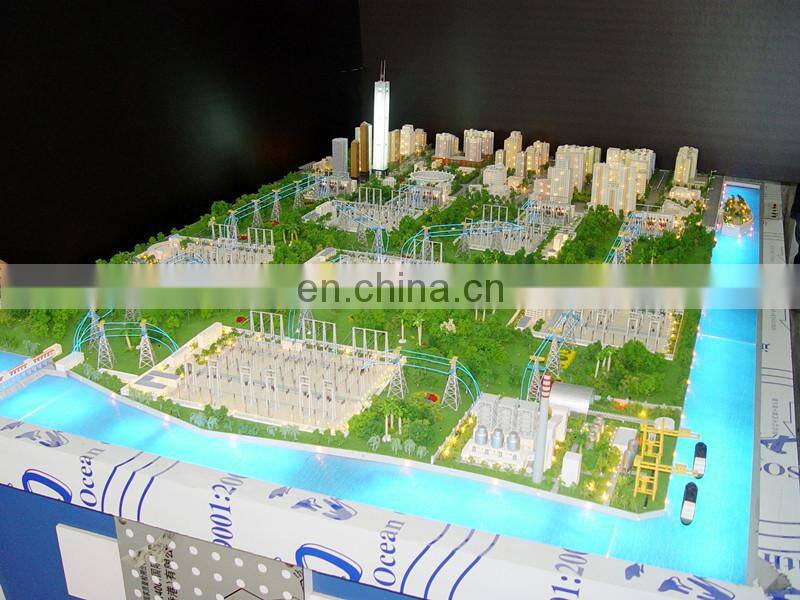 Workshop miniature building model, Industrial park architecture house model,real estate developer