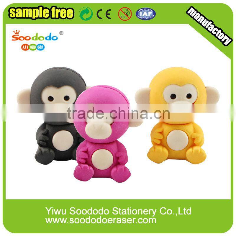 Shaped Blister Card custom printed erasers