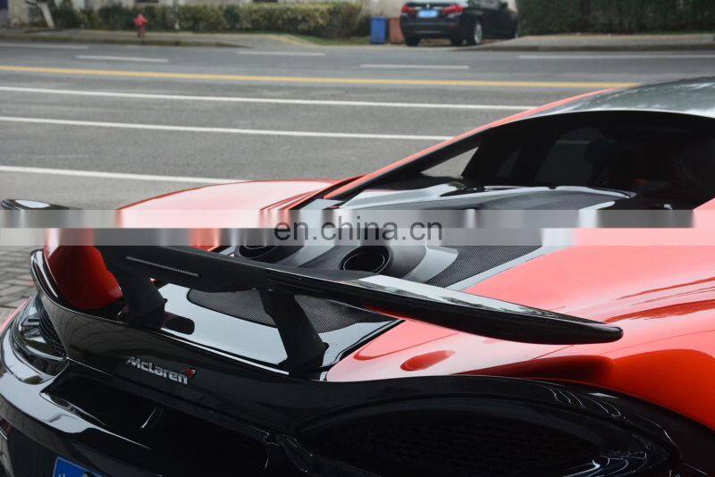 Runde Carbon Fiber Front Bumper Rear Bumper Side Skirt Spoiler Hood For Mclaren 540C 570S Upgrade 600LT Style Body Kit