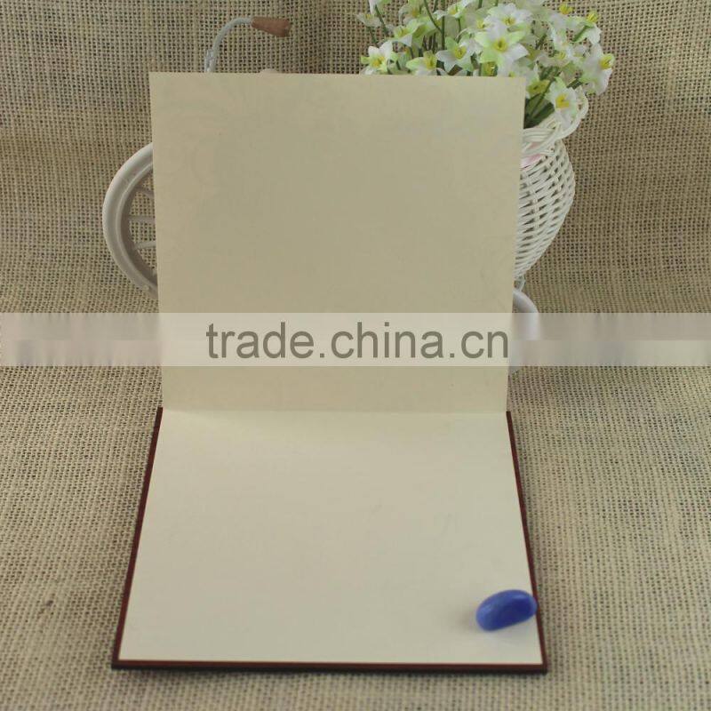 Unique 2016 Butterfly Shape Wooden Wedding Invitation Card with Hot Foil Words