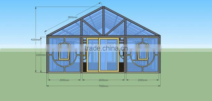 Hot New Products New Pattern Custom Aluminum Garden House
