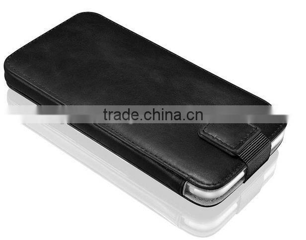 cow leather mobile phone case card holder bag phone holder for iphone 6/6s