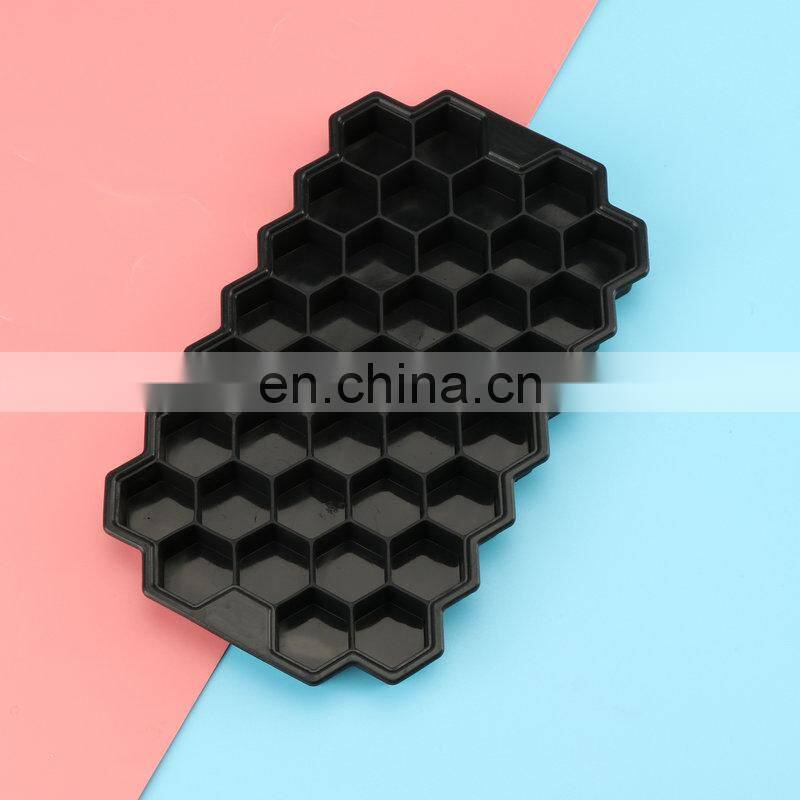 Honeycomb Ice Cube Trays with Removable Lids Silicone Ice Cube Mold