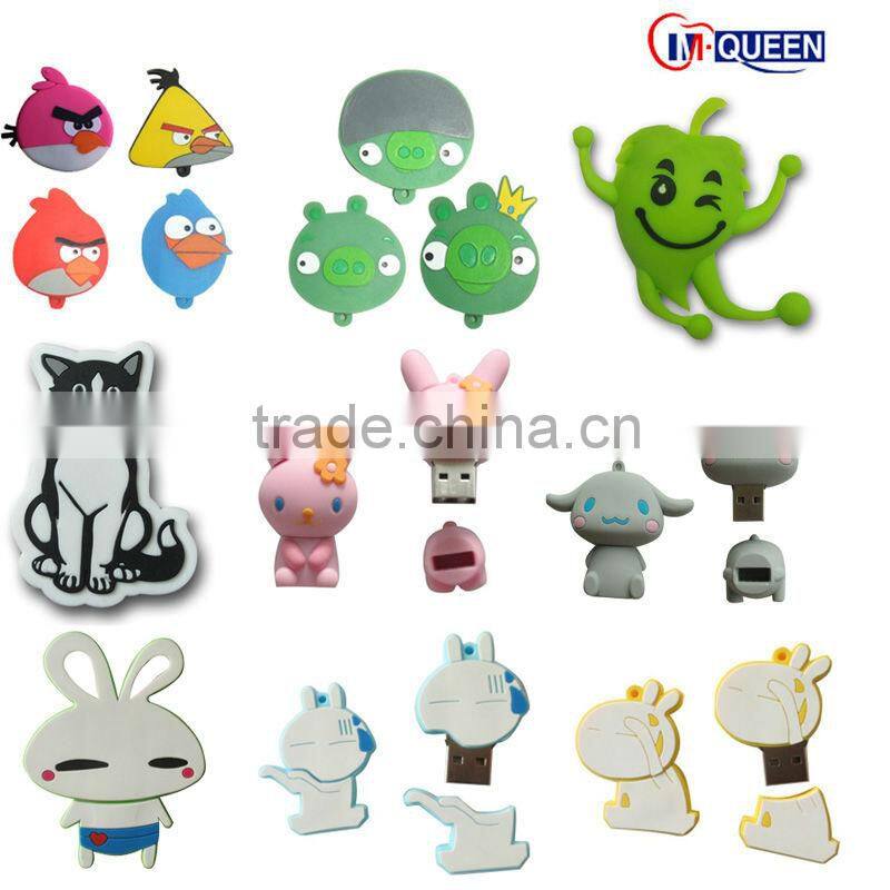 Novel shape PVC usb 2.0 flash memory disk
