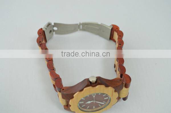 2015 Eco-friendly sandalwood Wristwatch Wooden Watch with date