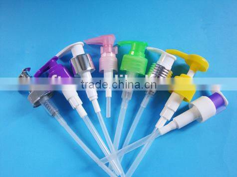 24mm water transfer printing treatment pump with special half cover, plastic external spring cream pump