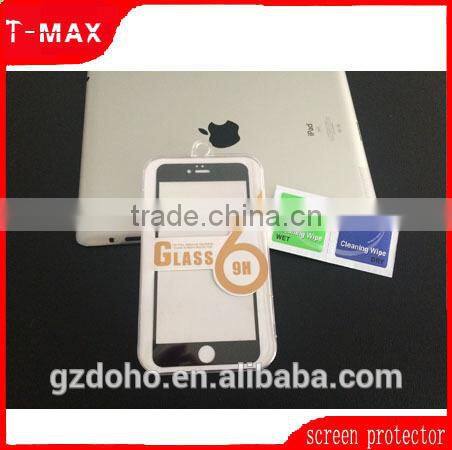 Top Quality Premium 9H Temperated Glass color screen protector for iphone 6 iphone 6plus with factory price