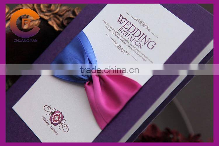 2015 New Design Printed Business Graphic Paper Crafts Greeting Wedding Invitation Card