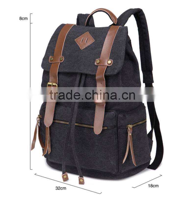Travel Canvas Backpack Sport Rucksack Camping School Satchel
