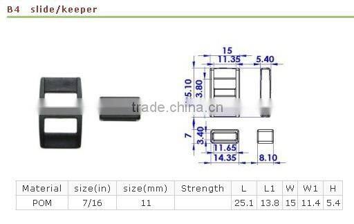 plastic buckle for camera adjustable shoulder strap series
