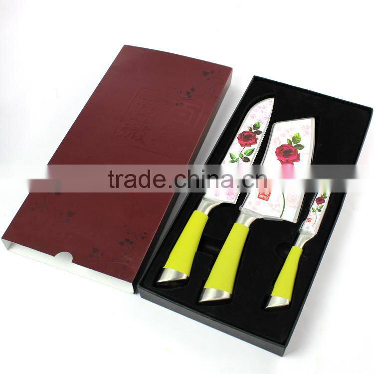Professional high quality stainless steel knife set
